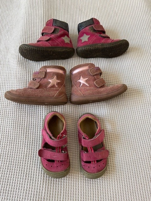 Barefoot 3x botičky pro holčičku - vel. 24