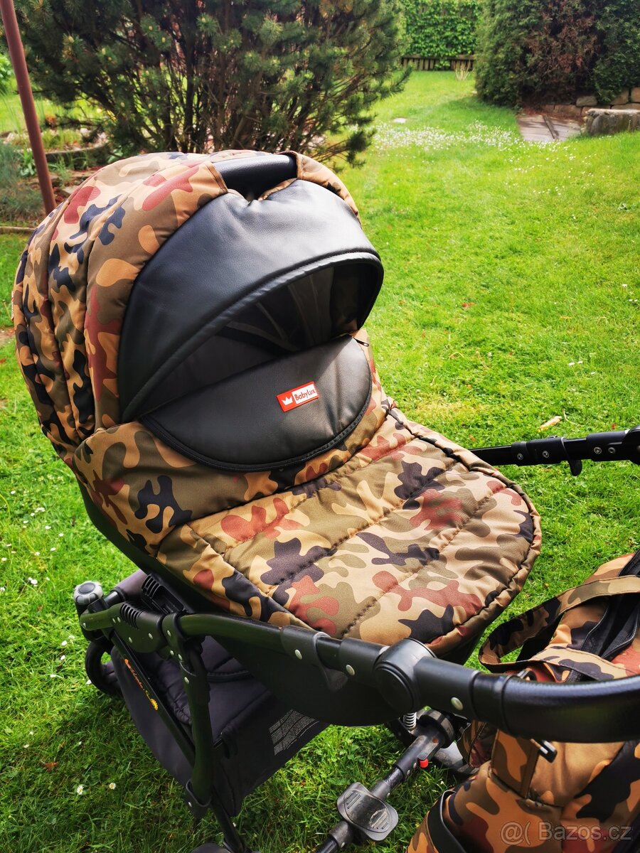 Maskáčovy kočárek 3v1