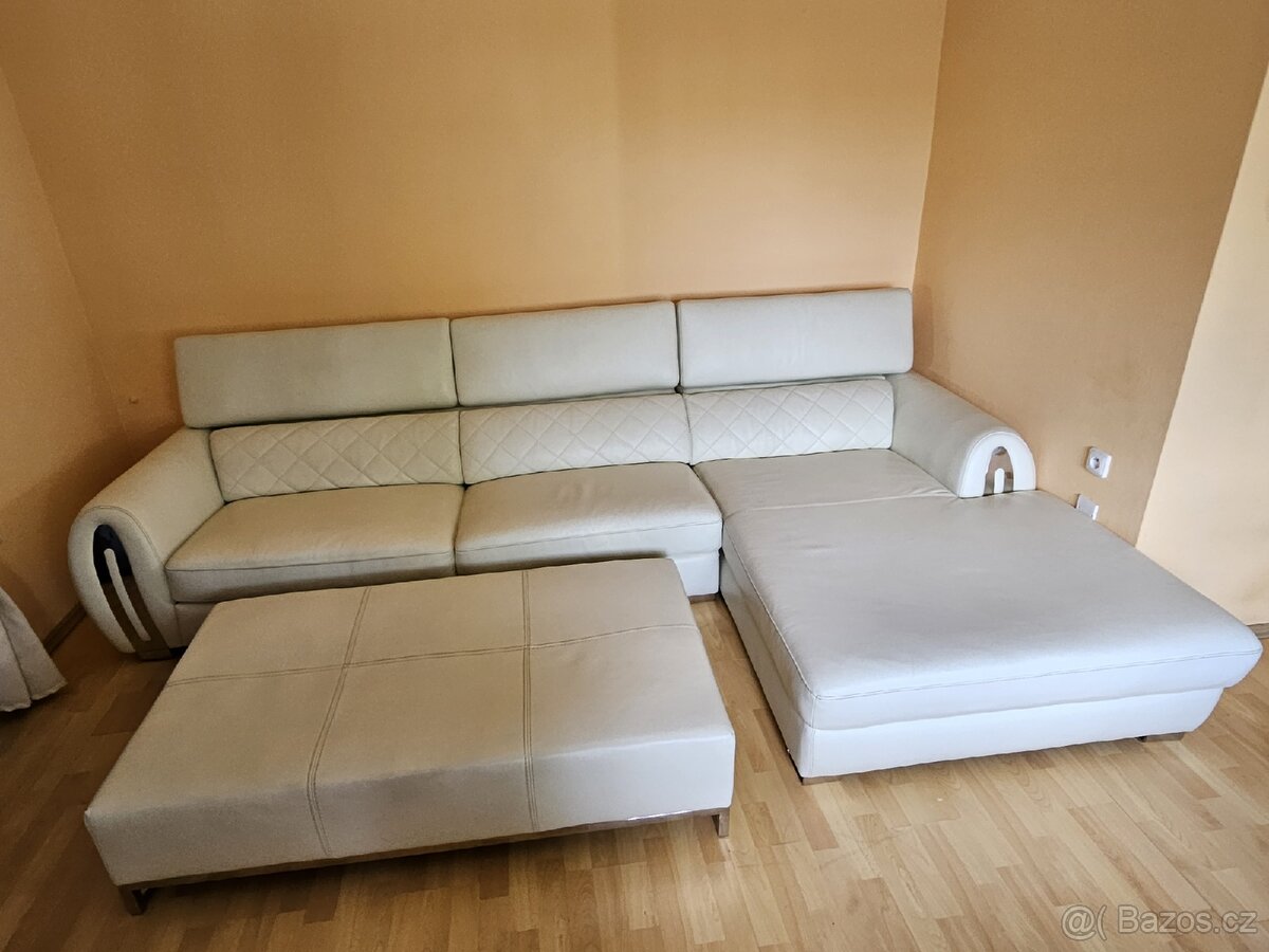 Kožená sedačka vysoká kvalita