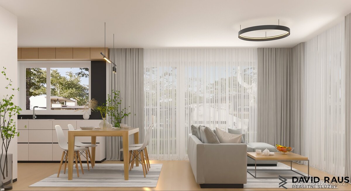 Prodej ateliéru 2+kk, 87,7 m2 s terasou – Viladům Těsnohlíd