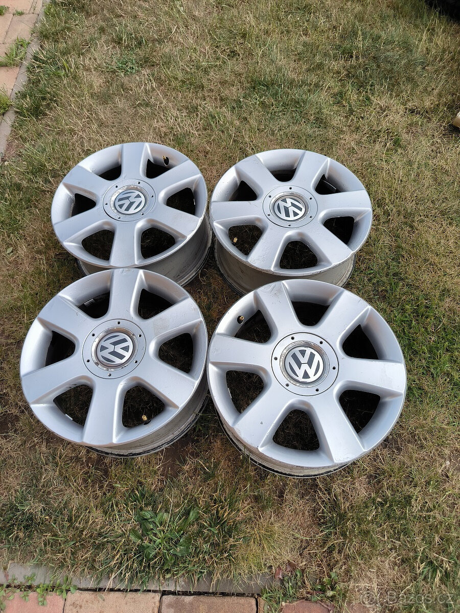 4 org. ALU kola VW 16´, 5x112 PASSAT, TOURAN, GOLF