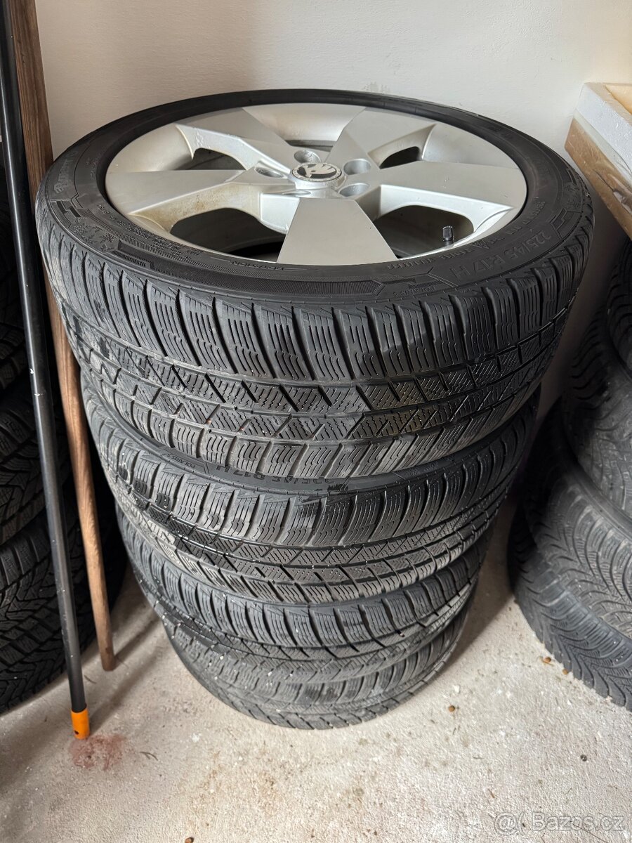 Alu kola zimní sada 225/45 r17