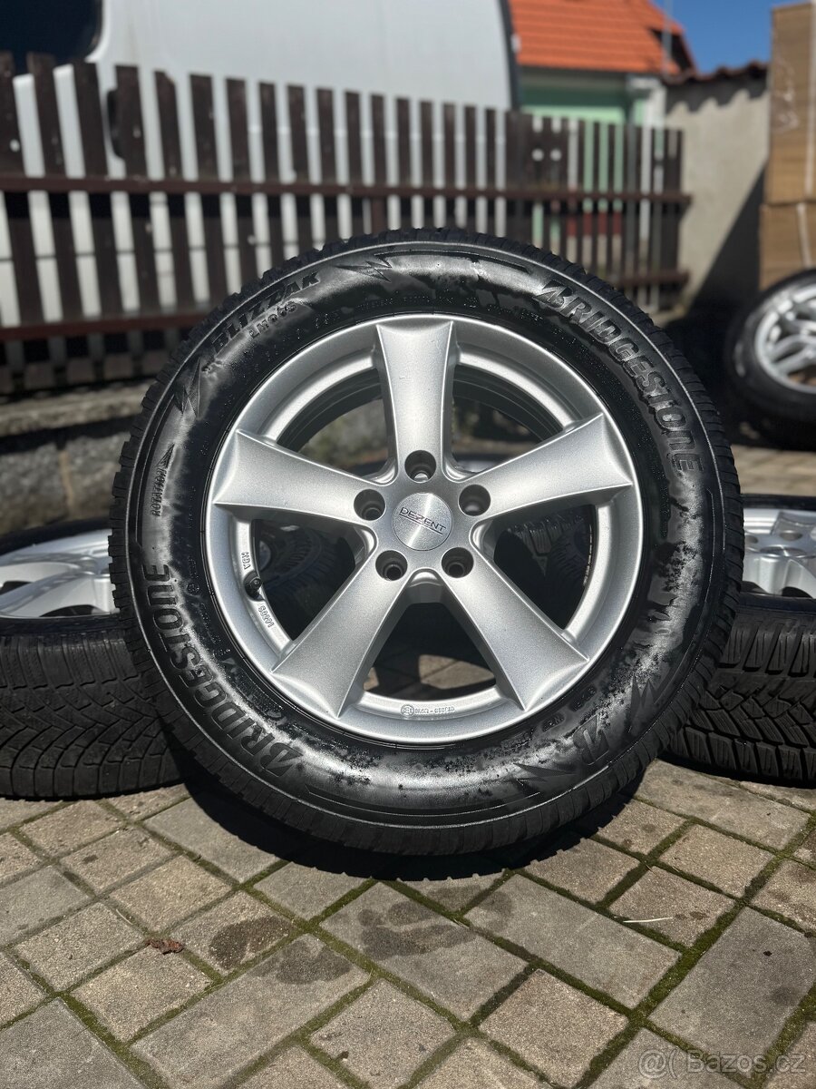Alu disky DEZENT Škoda, Volkswagen R16, 5x112 - TOP STAV