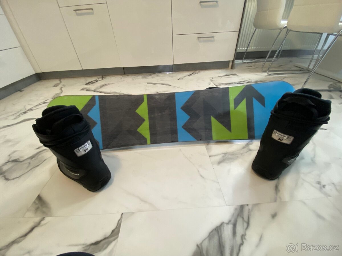 Snowboard element stuf + snowboardové boty beany