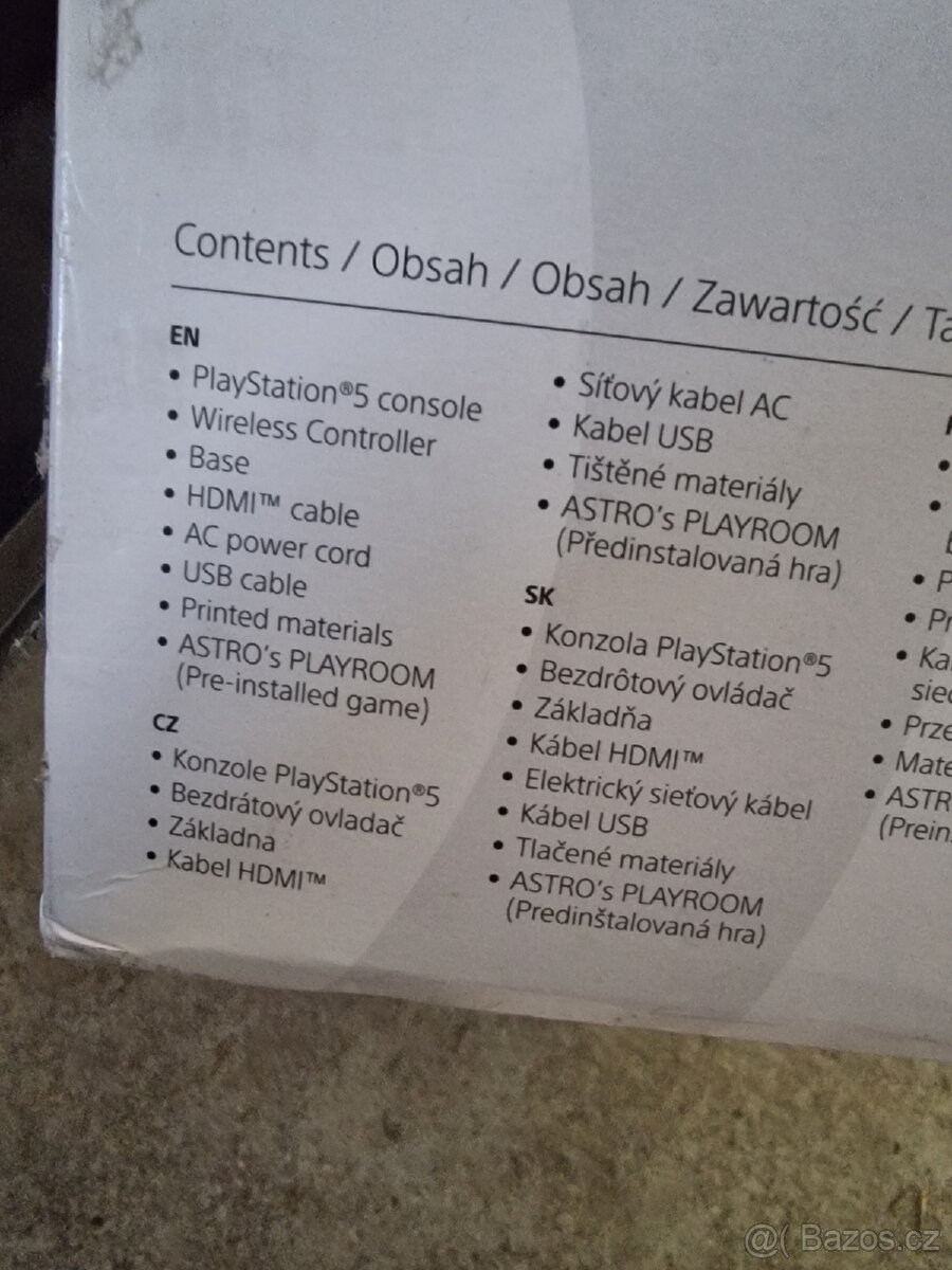 Prodám PS5 825gb Blue Ray