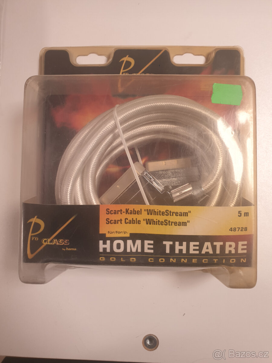 SCART kabel HAMA 21- pinový 5m