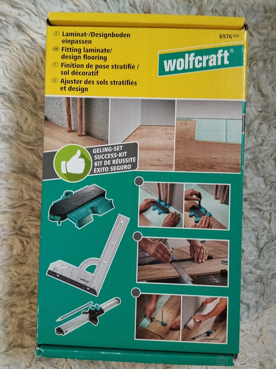 Wolfcraft sada pro přesnou montáž laminátových podlah