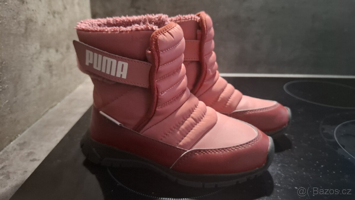 Dívčí Puma zimní boty / sněhule vel.32 a 30