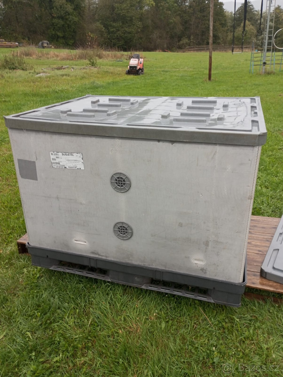 Skládací big boxy / plastové kontejnery