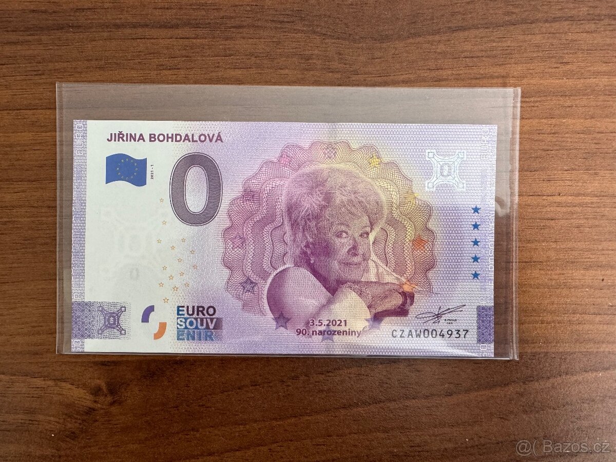 0 Euro Souvenir Jiřina Bohdalová