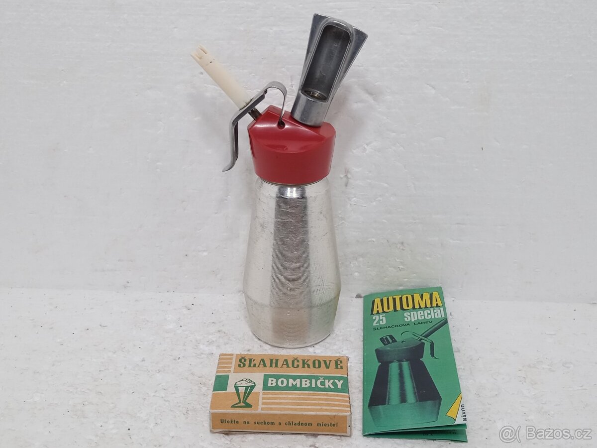 Automa-25 - Retro šlehačková láhev