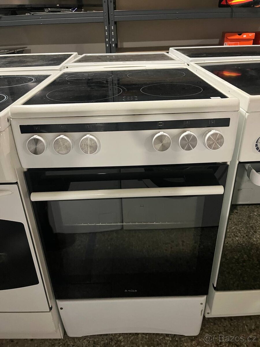 Sklokeramický sporák Amica, Mora, Zanussi