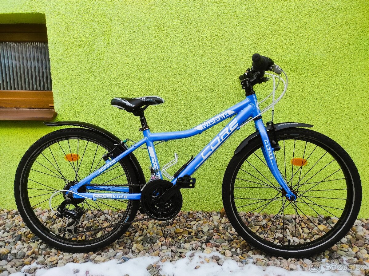 Značkové dětské kolo CORE NIPPER 24" (modrá)