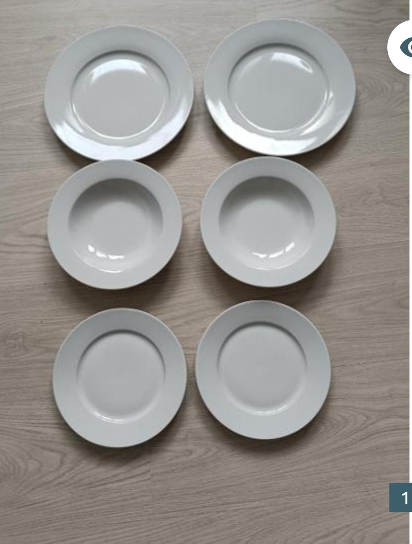 Porcelánové talíře Tescoma