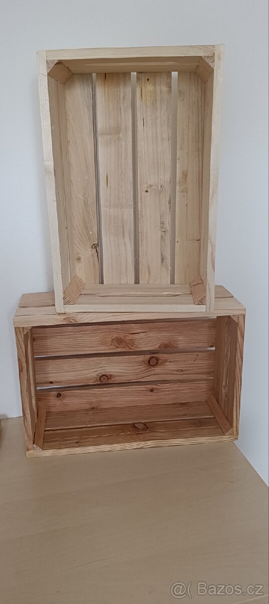 Dřevěná bedýnka