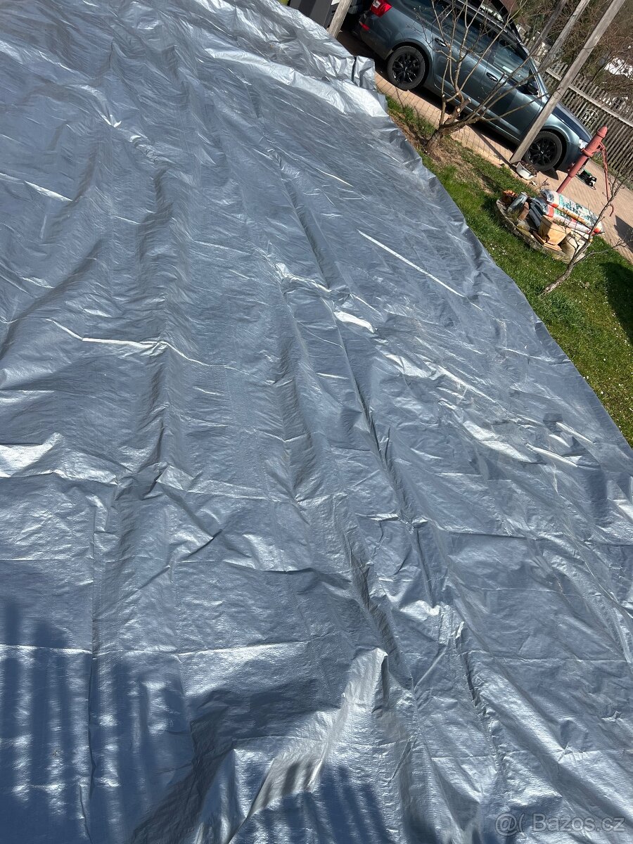 Prodám zakrývací, krycí plachtu 5x12 m
