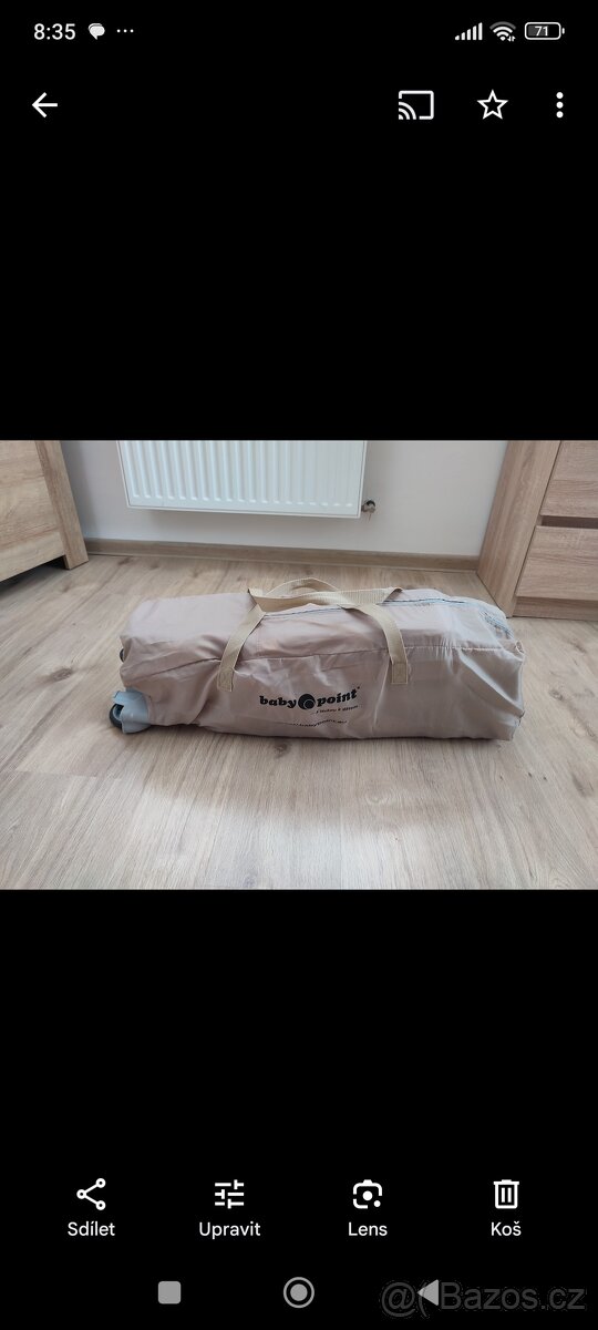 Cestovní postýlka