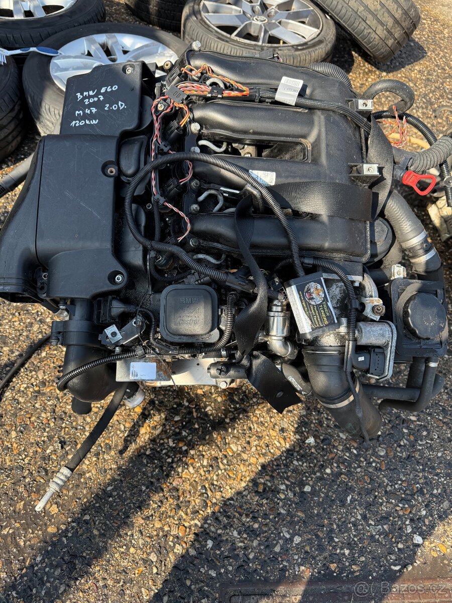 Motor Bmw E60 M47 120 kw