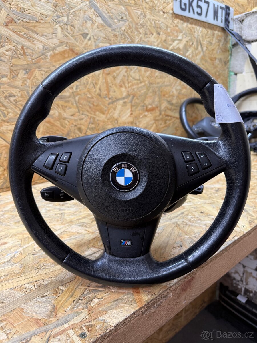 Multifunkční volant BMW E60/61 komplet