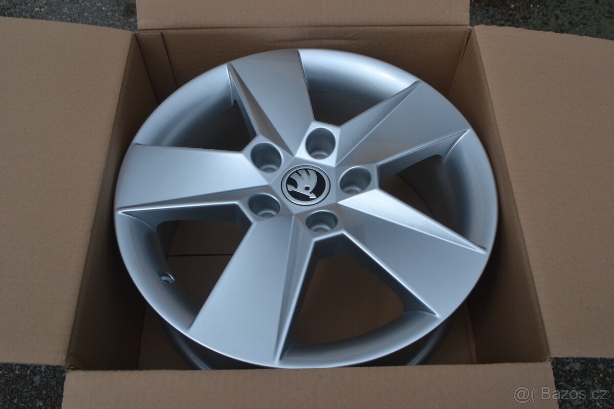 Š.Octavia III+ facelift,+Oct.IV – NOVÉ 16 orig. Alu disky 6.