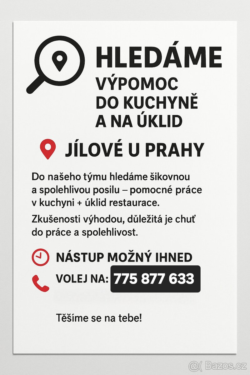 Pomocná síla do kuchyně