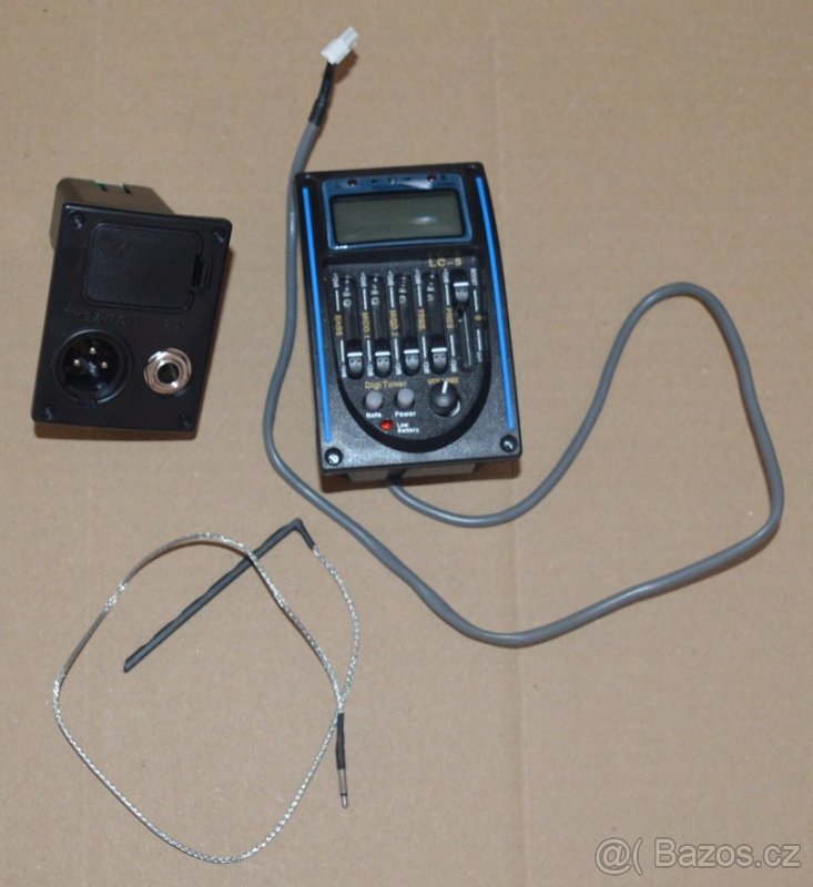 Piezo aktivní kytarový snímač LC-5 Bands