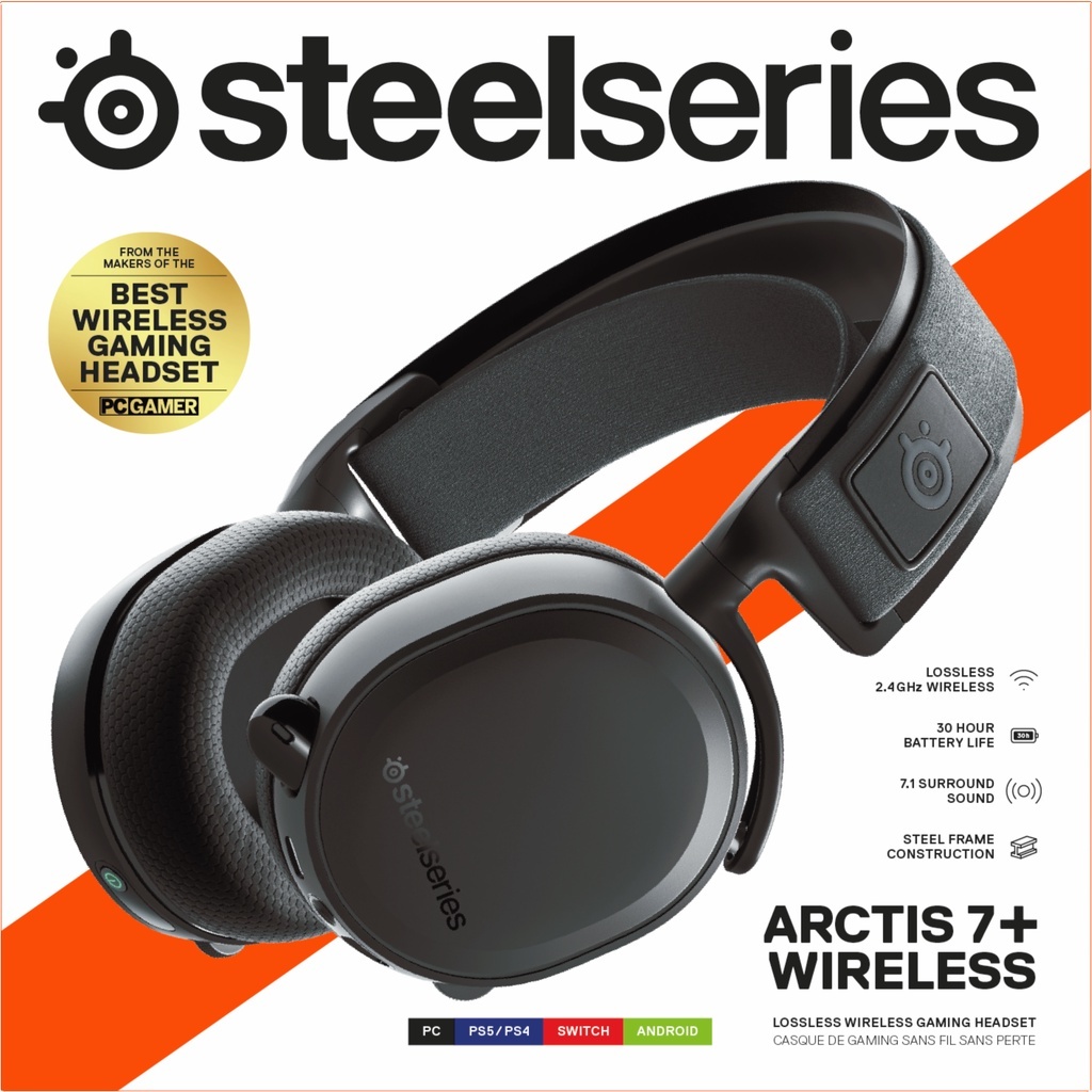 Steelseries Arctis 7+ black