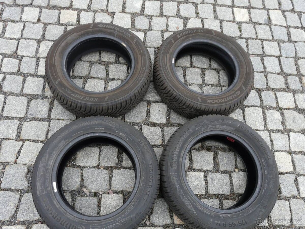 ZIMNÍ PNEU CONTINENTAL , HANKOOK , 175/65R14