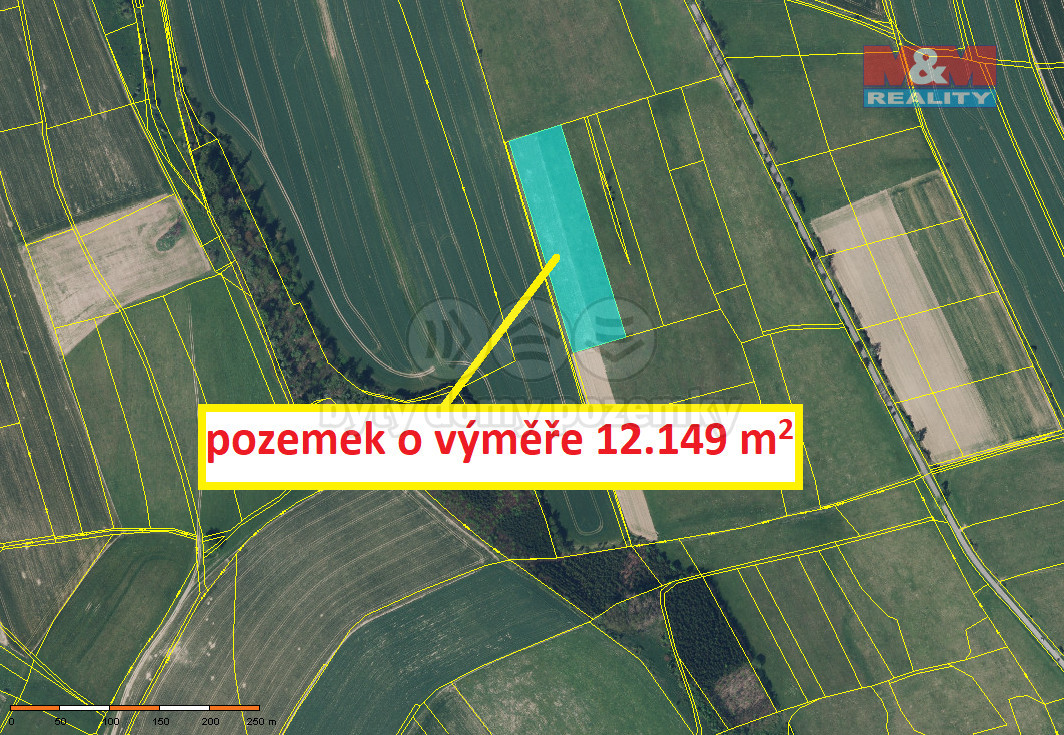 Prodej pole, 12149 m², Police nad Metují - Velká Ledhuje
