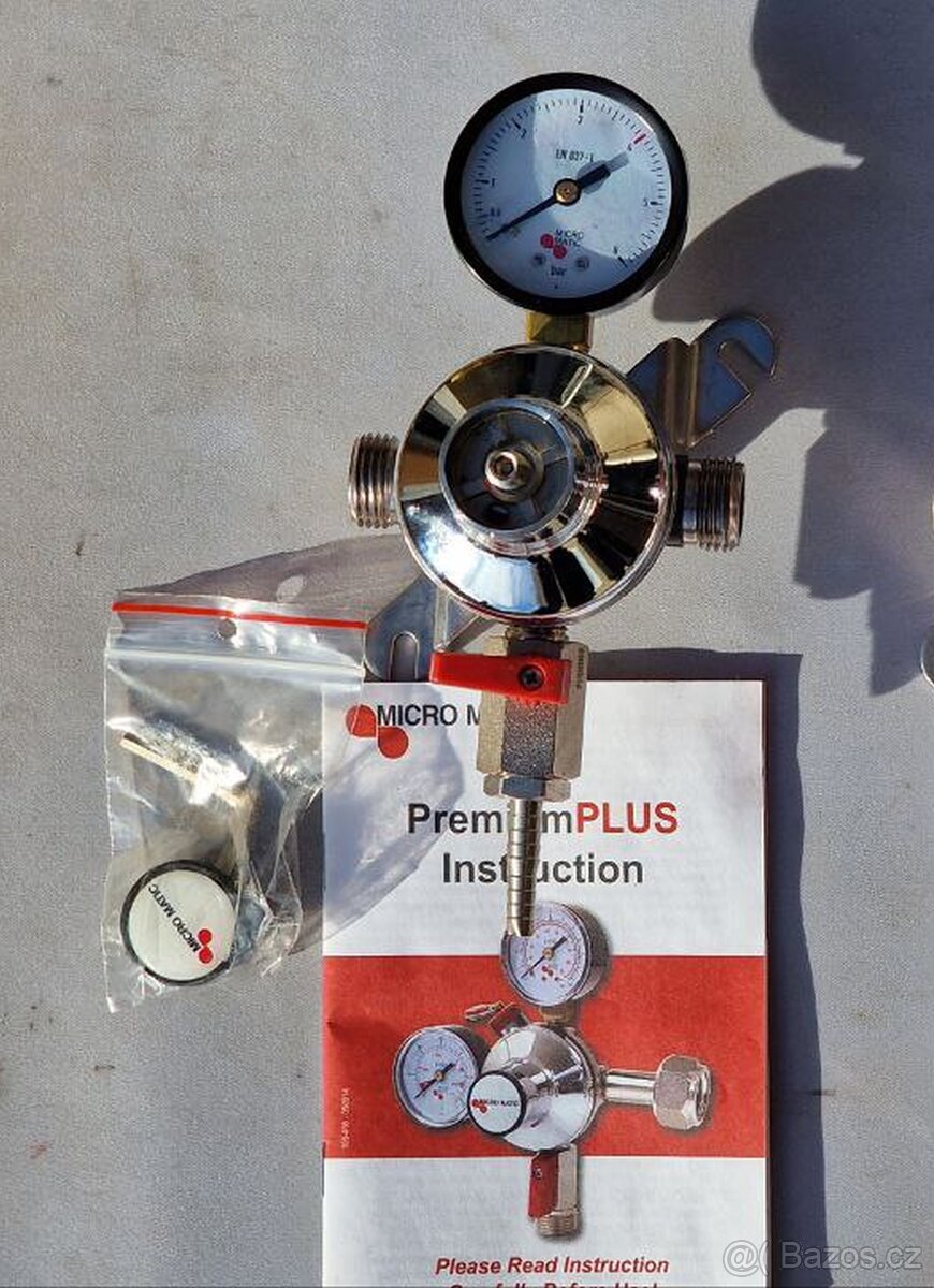 Micro Matic Premium Plus, redukční ventil CO2 a N2, nový
