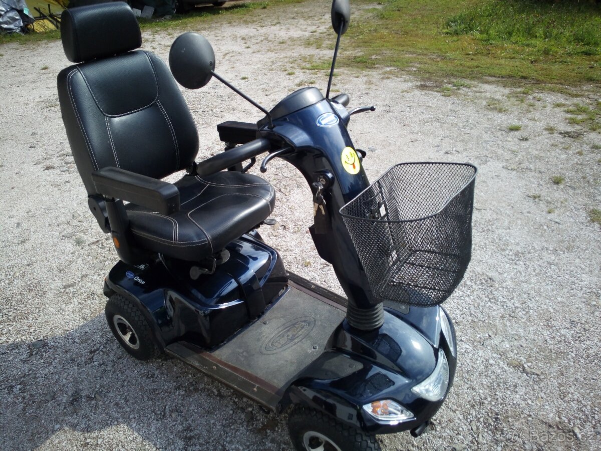 Prodám elektrický čtyřkolový invalidní skútr
