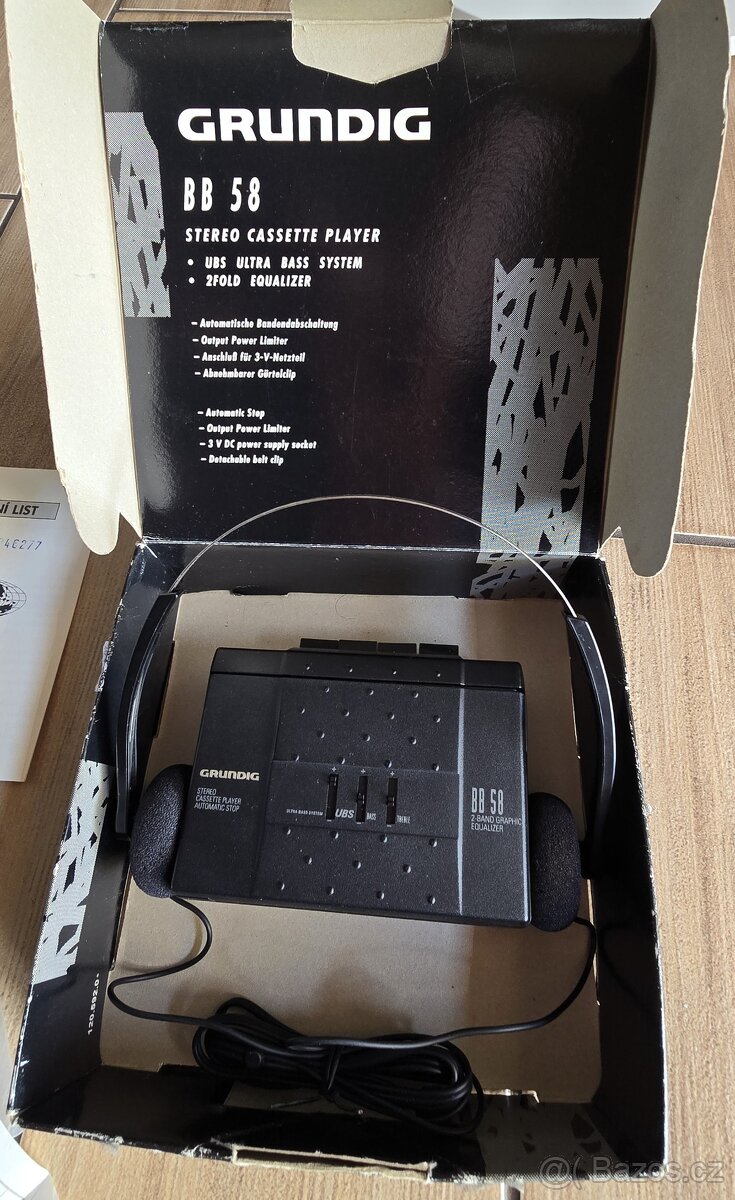 Stereo kazetový přehrávač✅Grundig BB 58✅(RETRO)