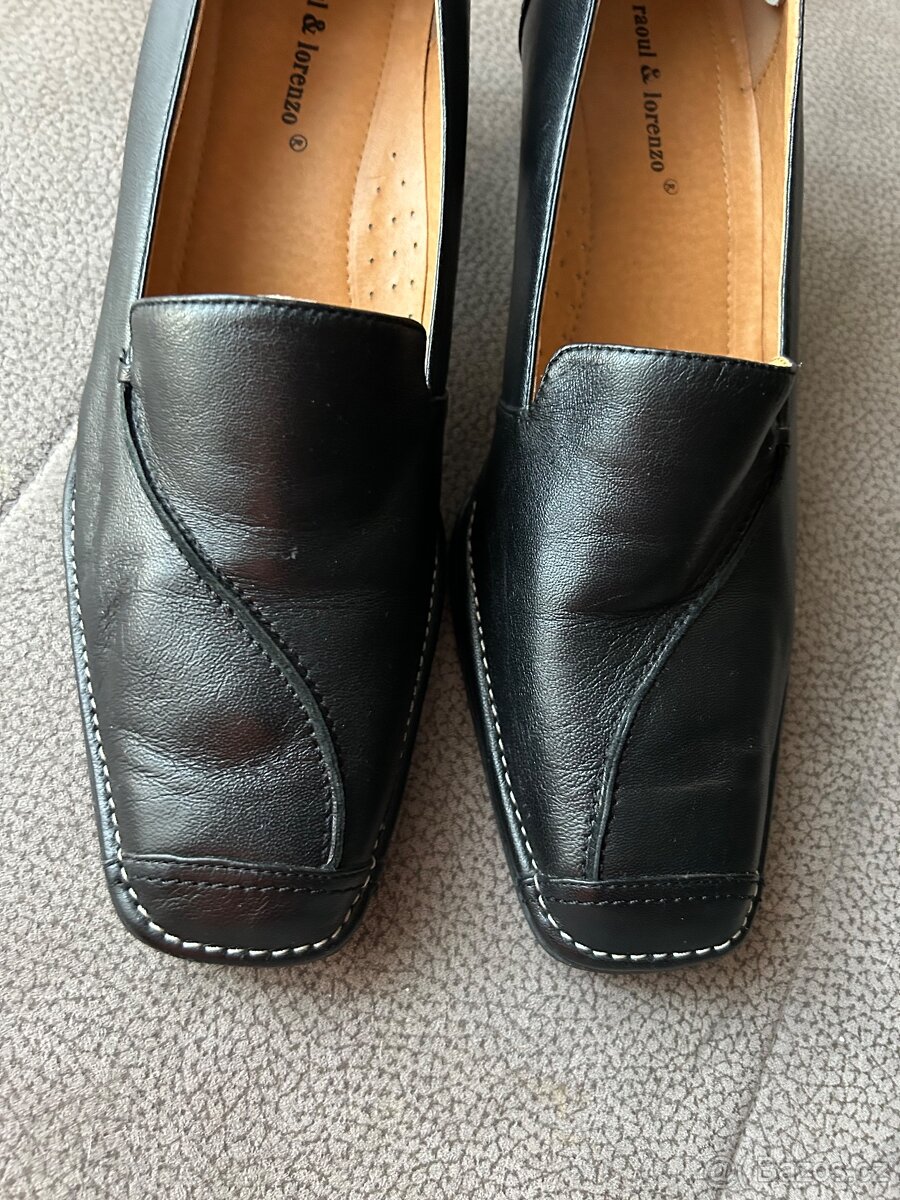 Mokasiny dámské vel 41 kožené