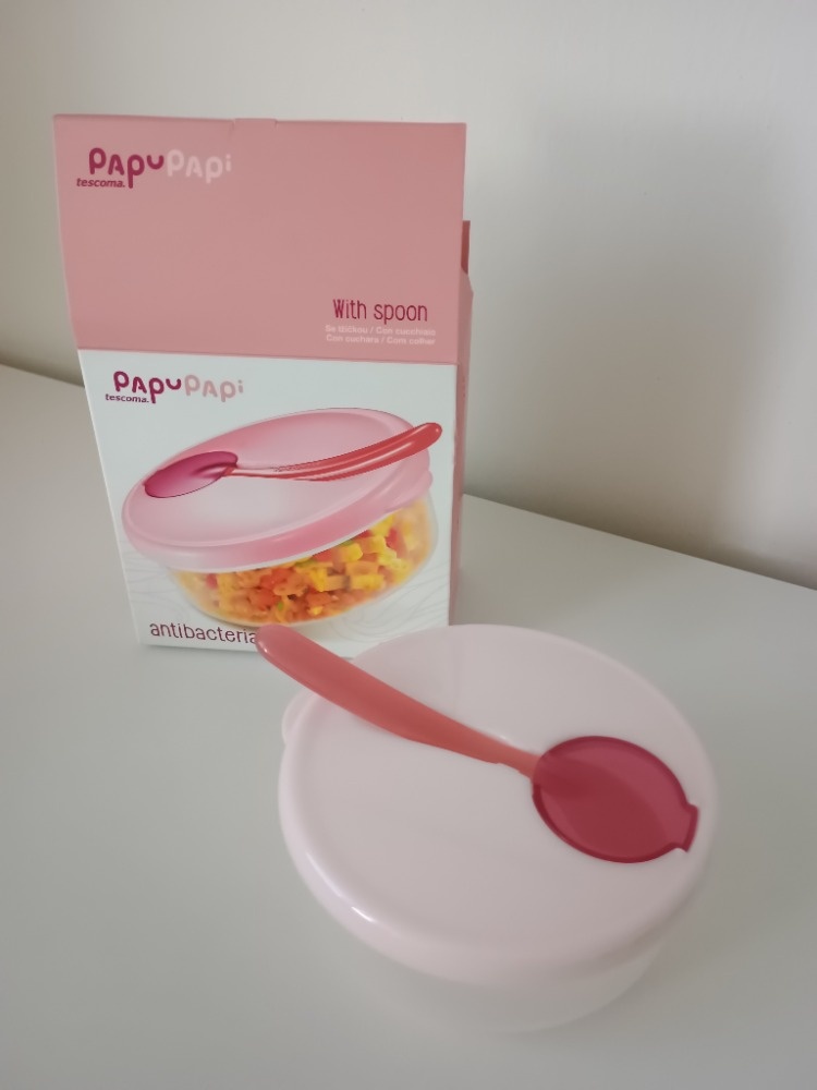 Dětská miska Papu Papi Tescoma růžová