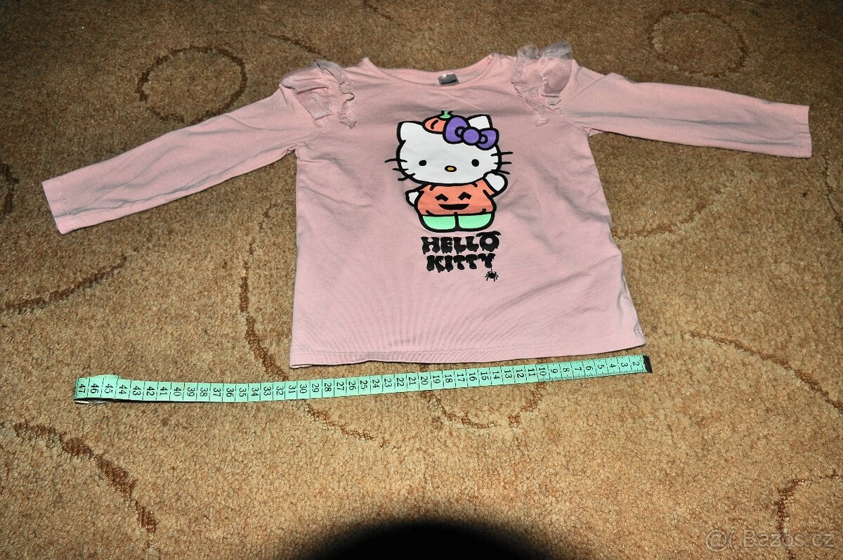 DÍVČÍ MIKINA S VOLÁNKY - HELLO KITTY