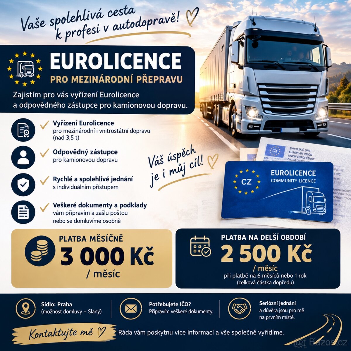 Eurolicence,odpovědný zástupce