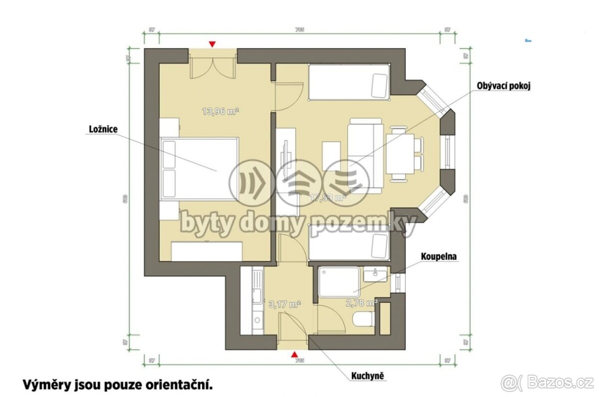 Apartmán Šumava, 51m²