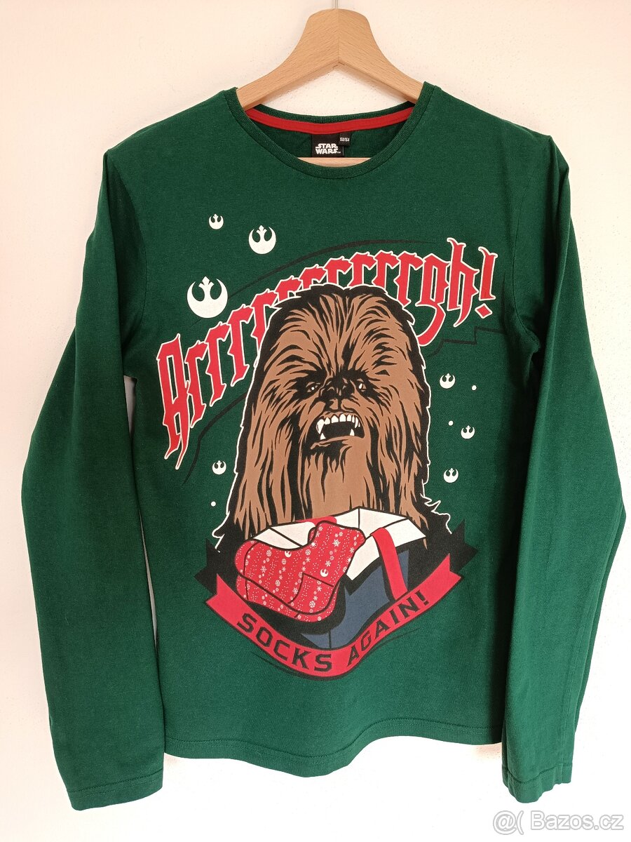 Zelené triko Star Wars 158/164