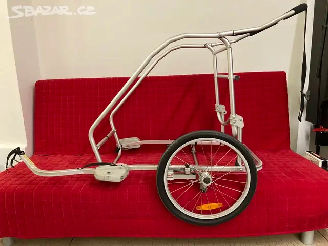 Kočárek/vozík za kolo Chariot pro 2 děti/dvojčata