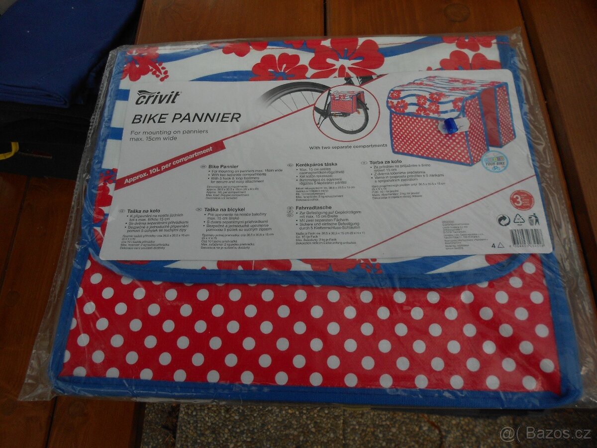 dvoutaška na zadní nosič