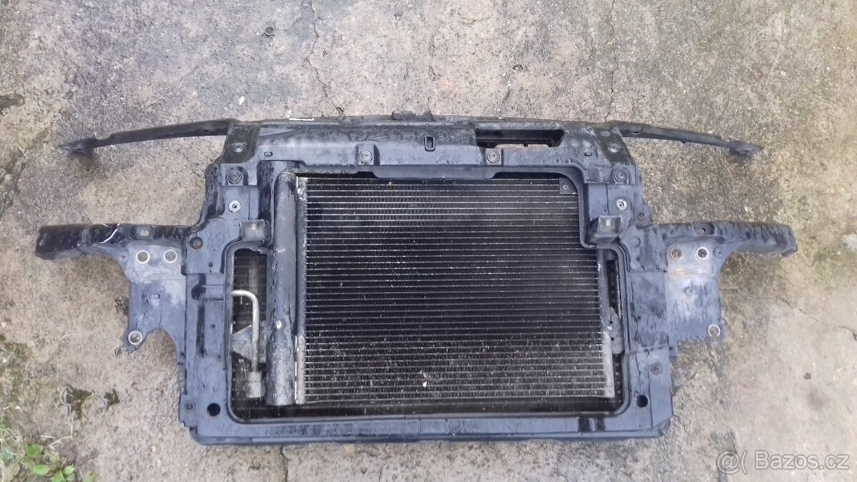 Chladičová stěna na Škoda Fabia 1