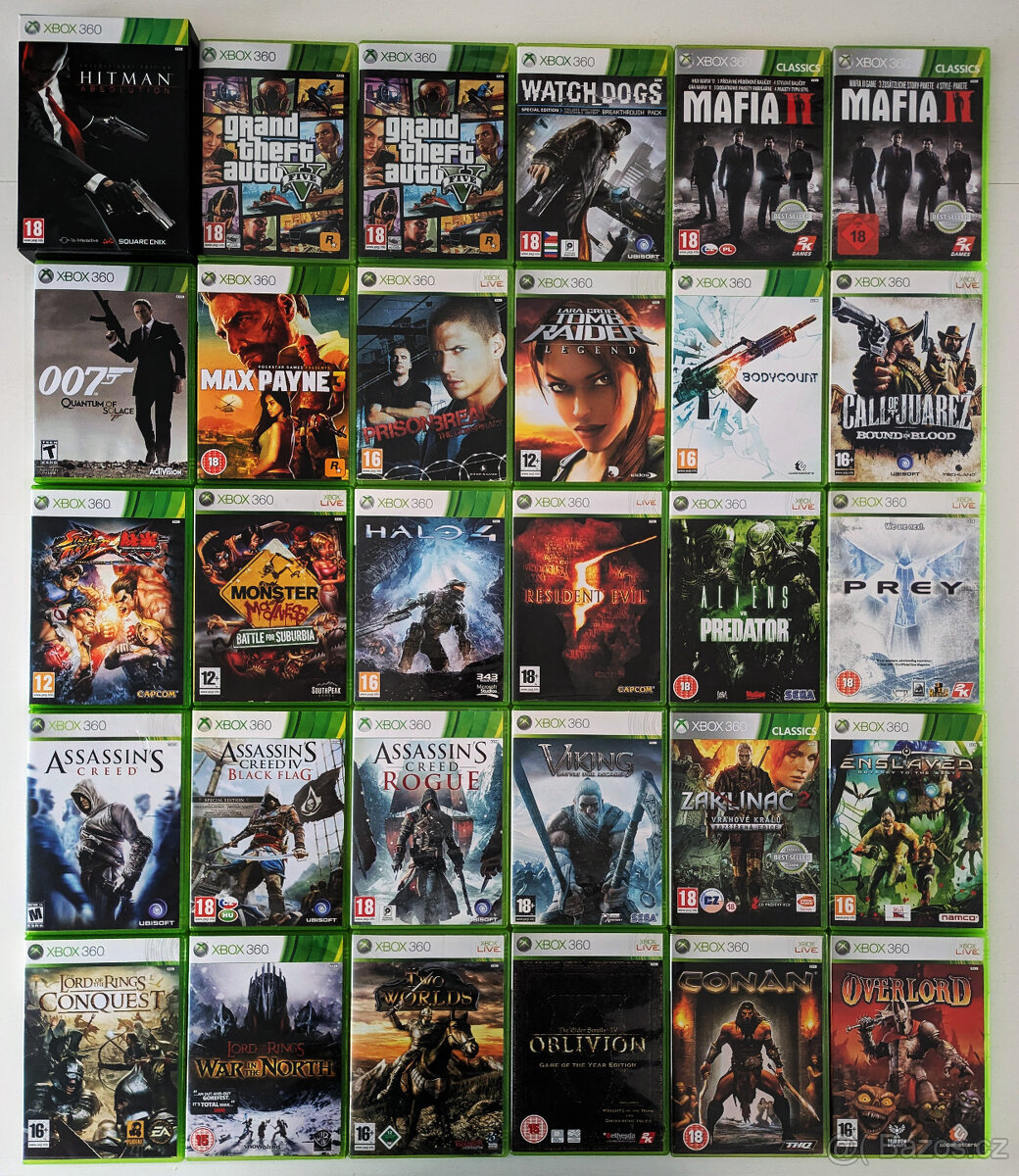 Akční hry na Xbox 360