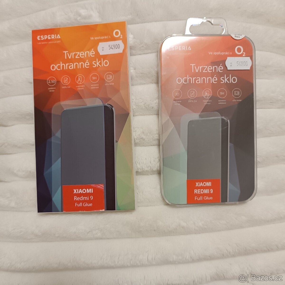 Nové, Tvrzené ochranné sklo (9H) pro Xiaomi Redmi 9 černé