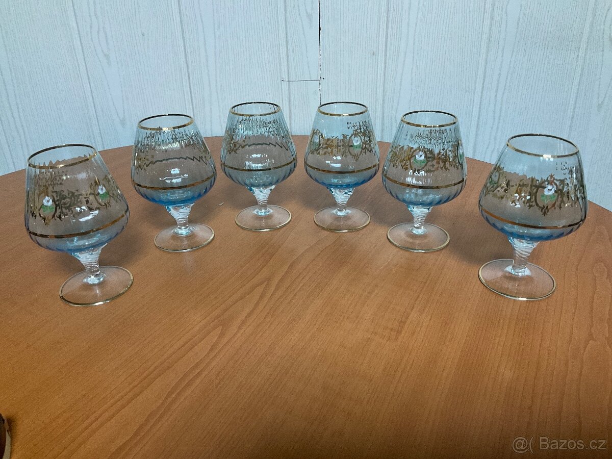 Set 6ti skleniček, nepoužitý, jen vystavovaný