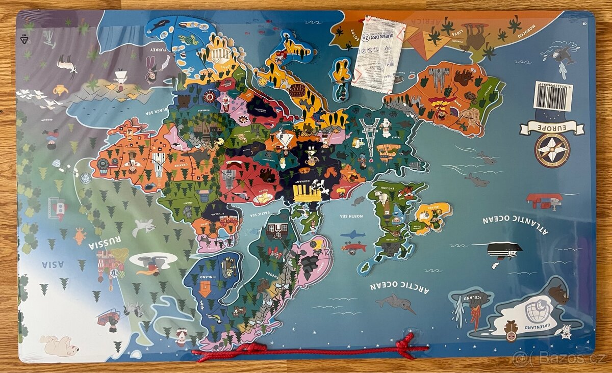 Magnetická mapa Evropy