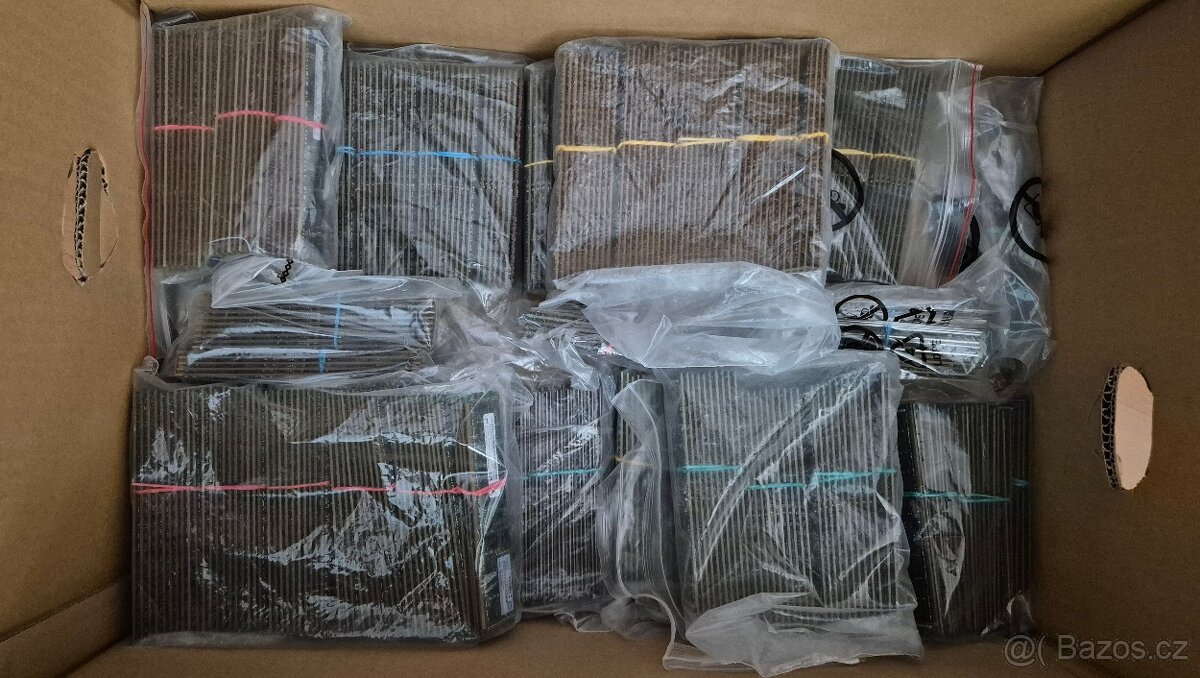 VÝPRODEJ DDR3 + DDR4 paměti do serverů 427 ks