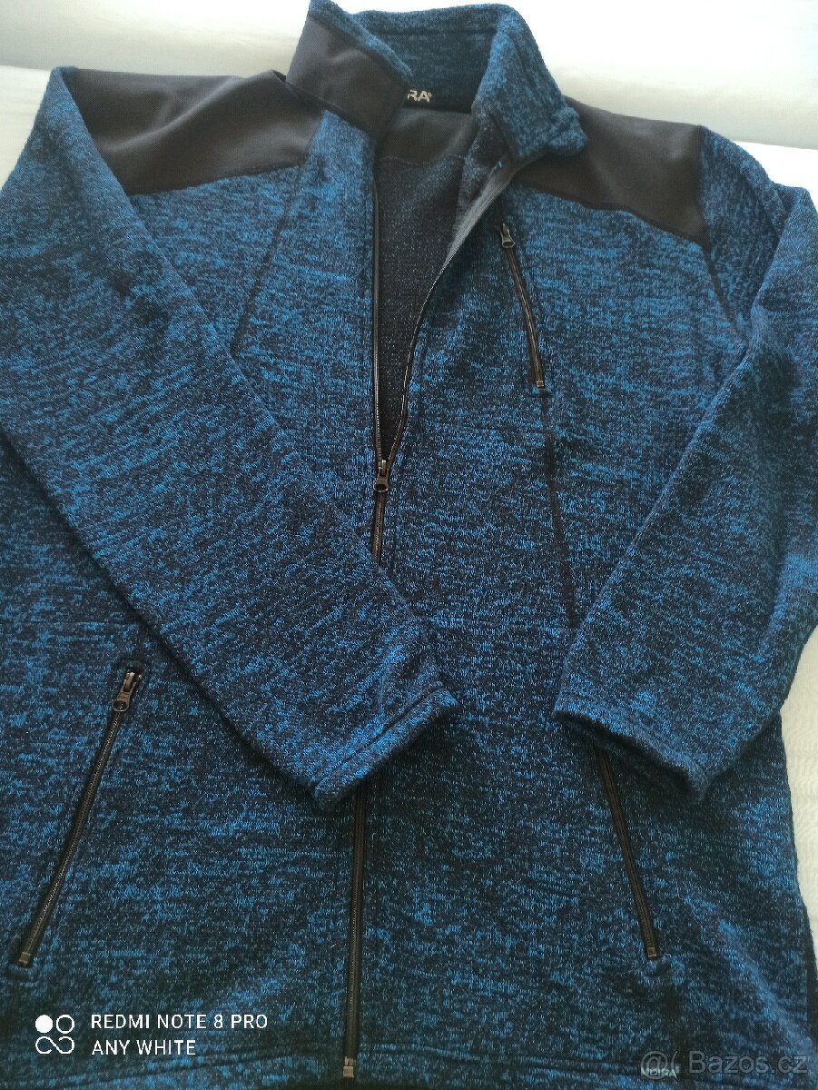 Pánský svetr Merino Moira se zipem