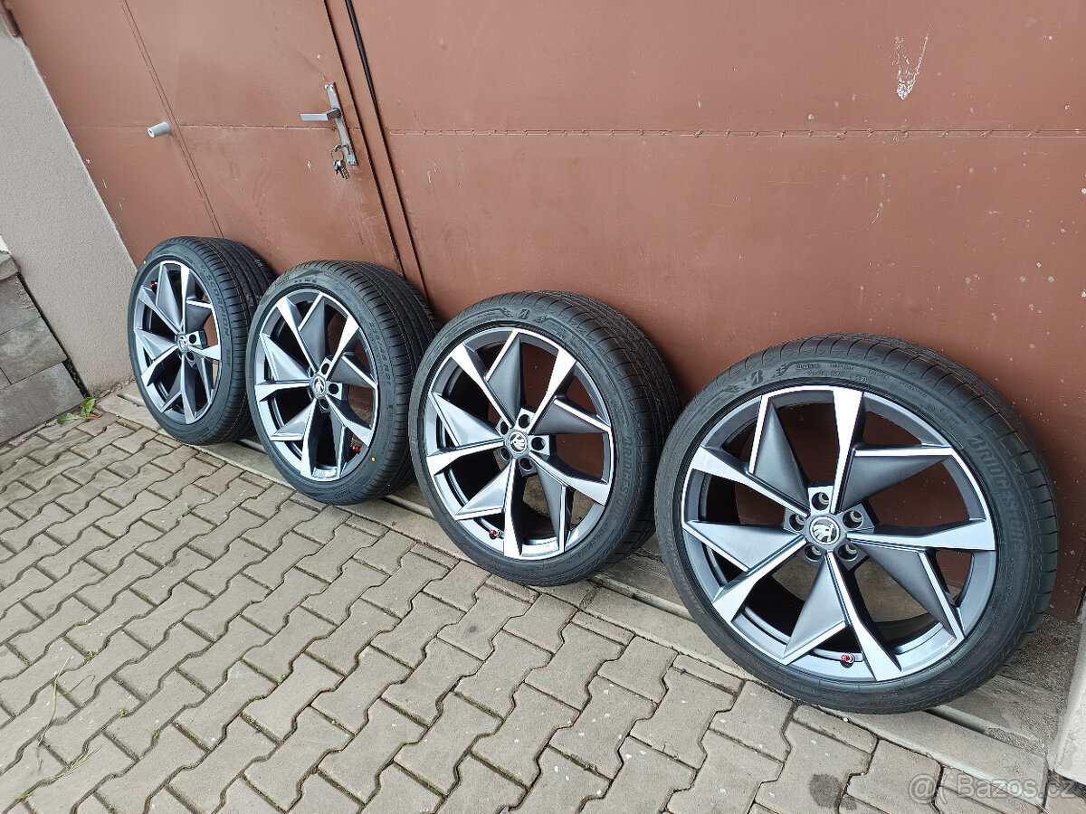 Prodám 4 alu kola Vision 21 na škoda Enyaq RS