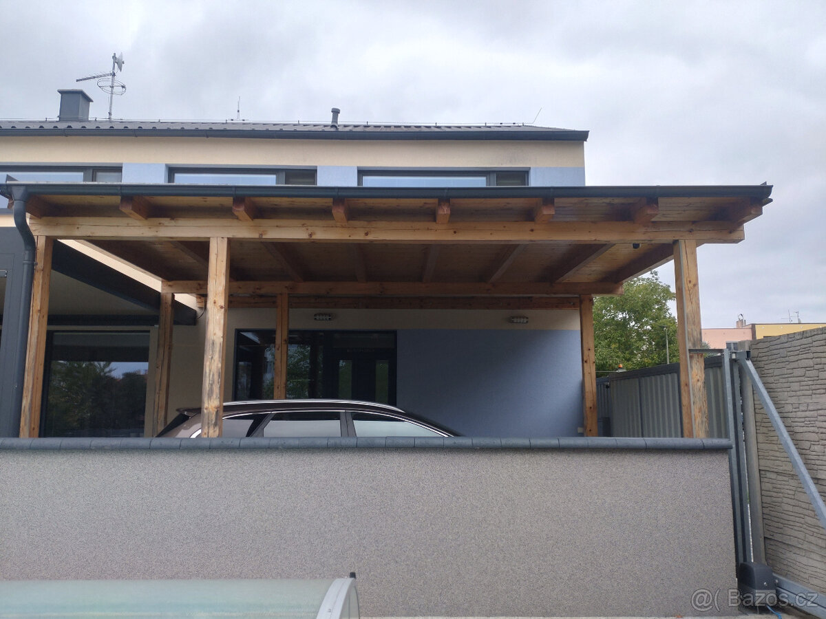 Dřevěná pergola