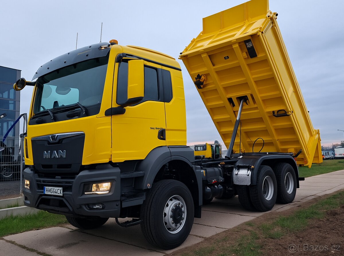 NOVÝ TŘÍSTRANNÝ SKLÁPĚČ MAN TGS 33.520 MEILLER